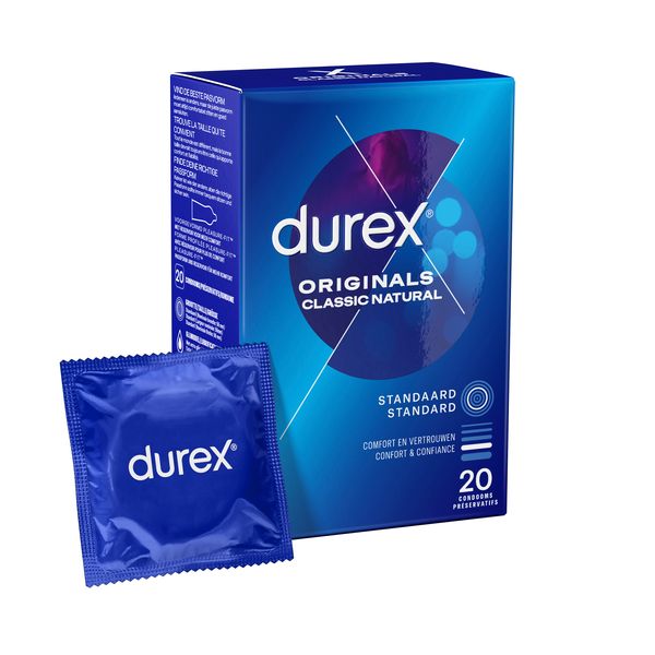 durex classic natural voorkant 20 stuks