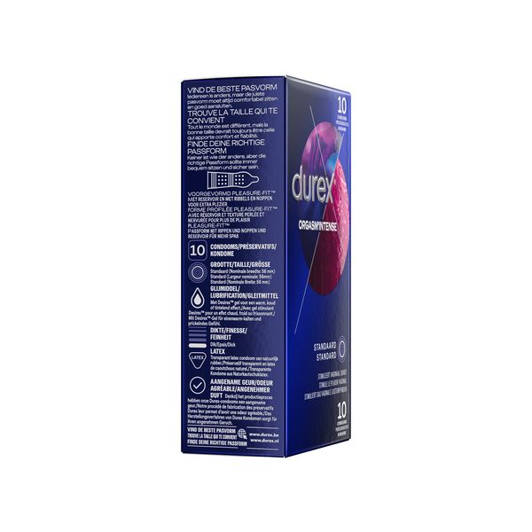 Durex Orgasm'Intense kant 10 stuks