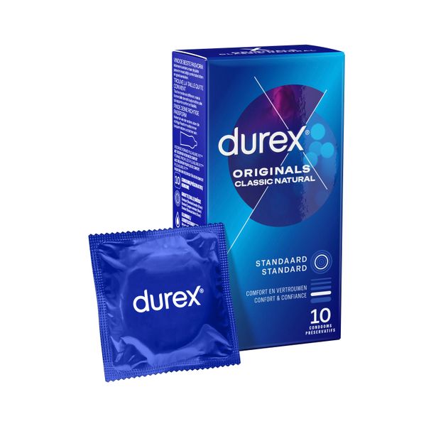 durex classic natural condoom 10 stuks