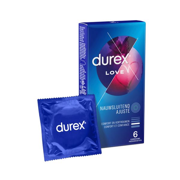 Durex Love condoom 6 stuks