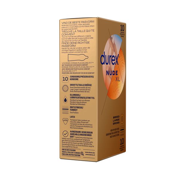 Durex Nude XL kant 10 stuks